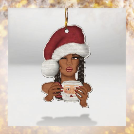 Black Girl Christmas   Ornament