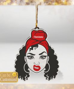 Black Girl Dope   Personalized Ornament