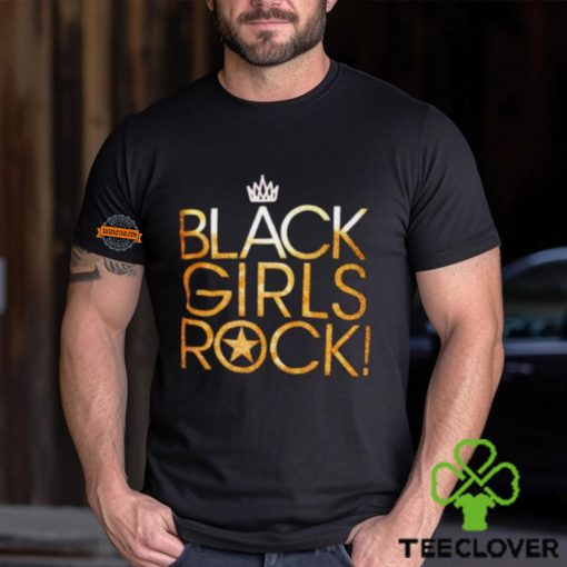 Black Girls Rock Crown Gold Foil T Shirt