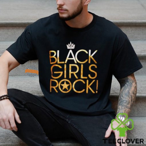 Black Girls Rock Crown Gold Foil T Shirt