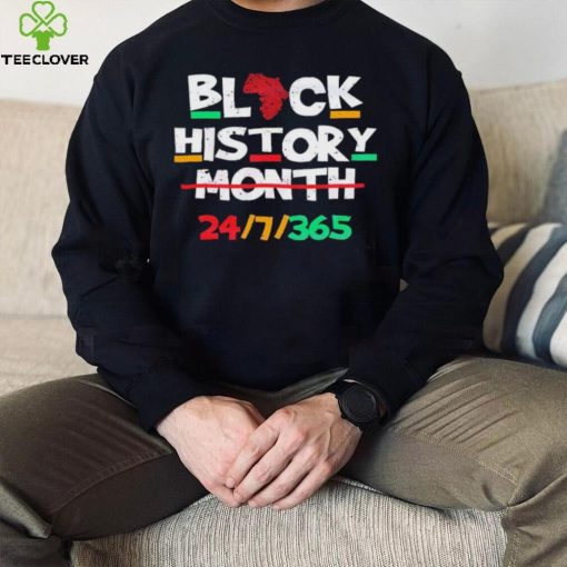 Black Heritage Black History Month 24 7 Proud Shirt