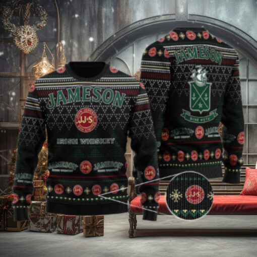 Black Jameson Christmas Ugly Sweater