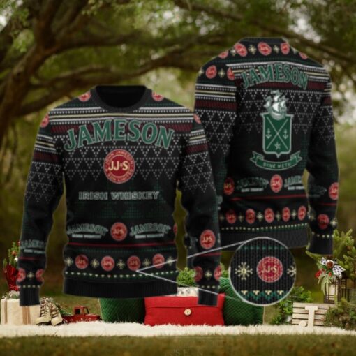Black Jameson Christmas Ugly Sweater
