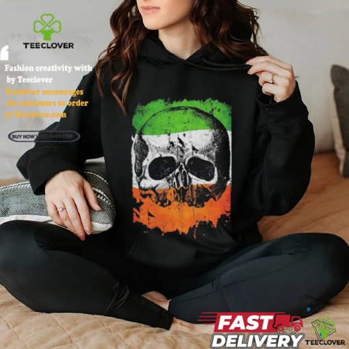 Black Label Society Irish Flag Skull T shirts