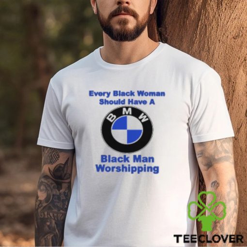 Black Man Worshipping T Shirt