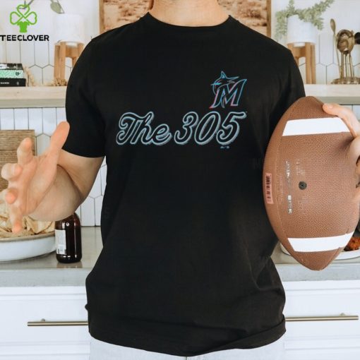 Black Miami Marlins Regulation shirt