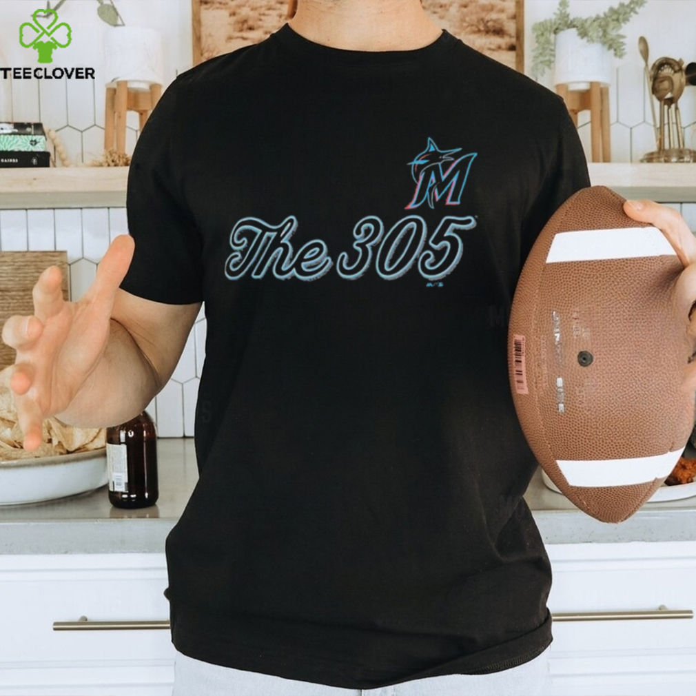 Black Miami Marlins Regulation shirt Black Miami Marlins Regulation shirt