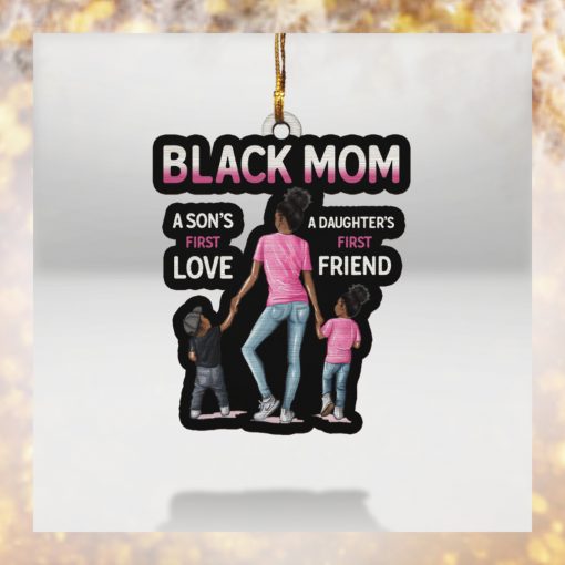 Black Mom A Son’s First Love   Ornament