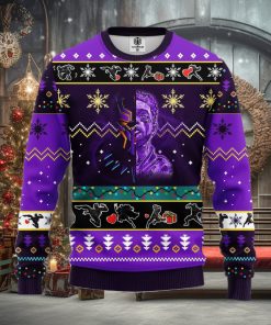 Black Panter Ugly Christmas Sweater Pupple Ideas For Men Women