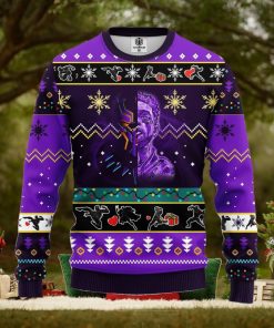 Black Panter Ugly Christmas Sweater Pupple Ideas For Men Women
