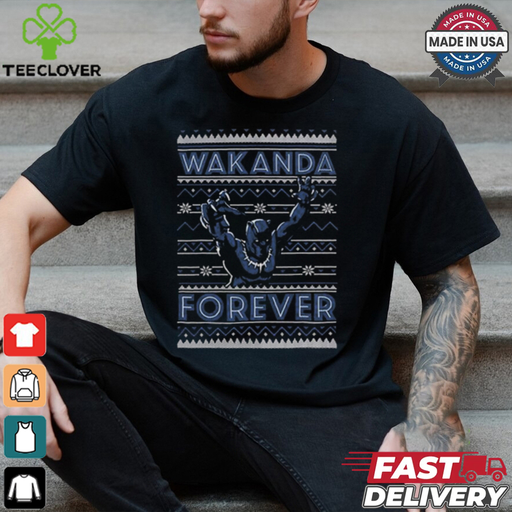 Black Panther Avengers Christmas Shirt Black Panther Avengers Christmas Shirt