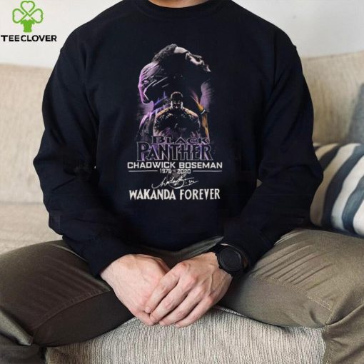 Black Panther Chadwick Boseman 1976 2020 Wakanda Forever Signature Shirt