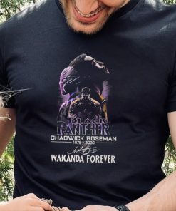 Black Panther Chadwick Boseman 1976 2020 Wakanda Forever Signature Shirt