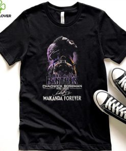 Black Panther Chadwick Boseman 1976 2020 Wakanda Forever Signature Shirt