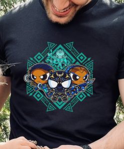 Black Panther Wakanda Forever Pantherpuff girls forever chibi shirt