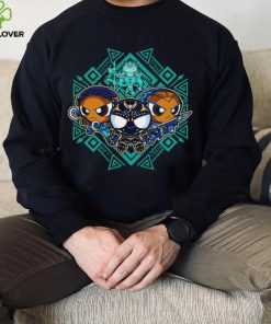 Black Panther Wakanda Forever Pantherpuff girls forever chibi hoodie, sweater, longsleeve, shirt v-neck, t-shirt