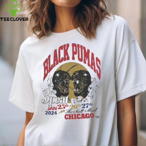 Black Pumas Merch Chicago Live 2024 Shirt