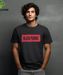 Black Pumas Merch Red Logo Stamp Shirt