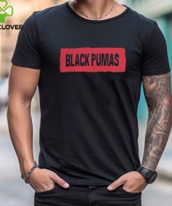 Black Pumas Merch Red Logo Stamp Shirt
