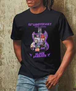 Black Sabbath Guitar Band 56th Anniversary 1968 2024 Signature Shirt