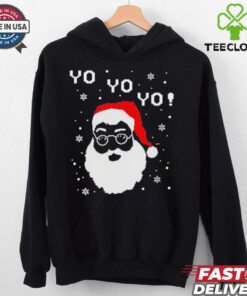 Black Santa Yo Yo Yo shirt