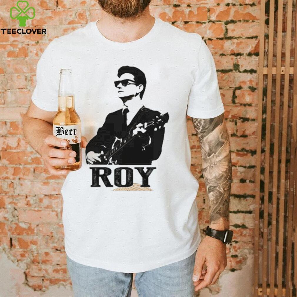 Black Stencil Music Guitarist Roy Orbison Shirt Black Stencil Music Guitarist Roy Orbison Shirt