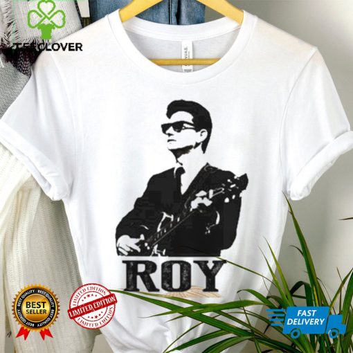 Black Stencil Music Guitarist Roy Orbison Shirt