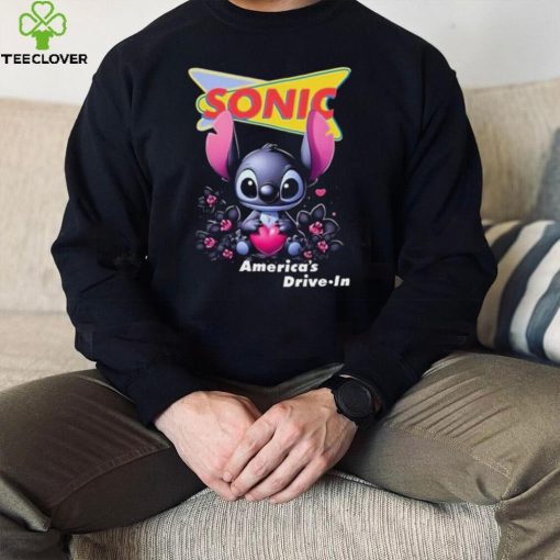 Black Stitch hug heart Sonic America’s Drive In hoodie, sweater, longsleeve, shirt v-neck, t-shirt