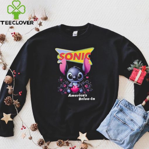 Black Stitch hug heart Sonic America’s Drive In hoodie, sweater, longsleeve, shirt v-neck, t-shirt