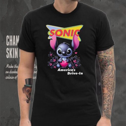 Black Stitch hug heart Sonic America’s Drive In hoodie, sweater, longsleeve, shirt v-neck, t-shirt