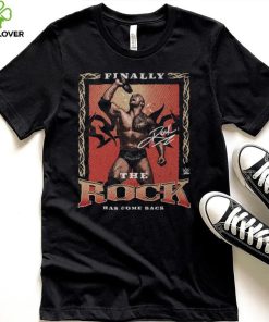 Black The Rock Come Back T Shirt