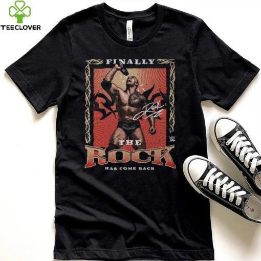 Black The Rock Come Back T Shirt