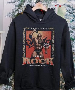 Black The Rock Come Back T Shirt