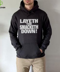 Black The Rock Layeth The Smacketh Down T Shirt