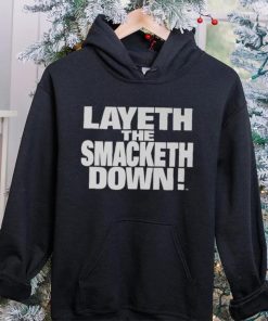 Black The Rock Layeth The Smacketh Down T Shirt