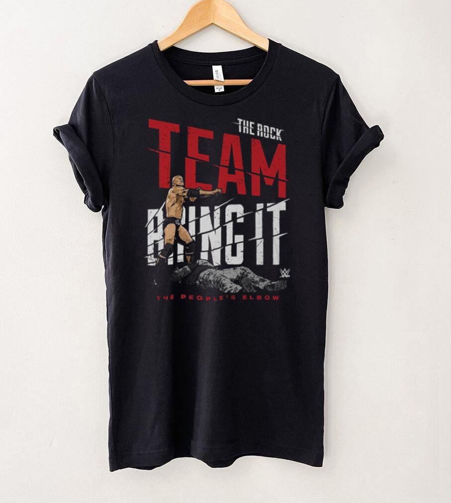 Black The Rock Team Bring It T Shirt Black The Rock Team Bring It T Shirt