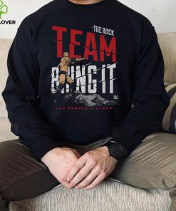 Black The Rock Team Bring It T Shirt