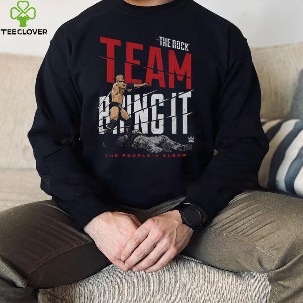Black The Rock Team Bring It T Shirt Black The Rock Team Bring It T Shirt