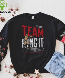 Black The Rock Team Bring It T Shirt
