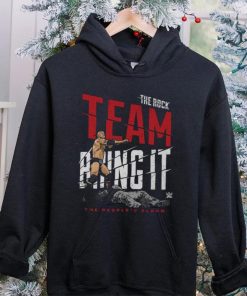 Black The Rock Team Bring It T Shirt