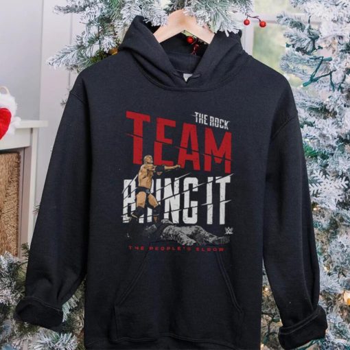 Black The Rock Team Bring It T Shirt