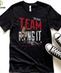 Black The Rock Team Bring It T Shirt