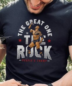 Black The Rock The Great One T Shirt