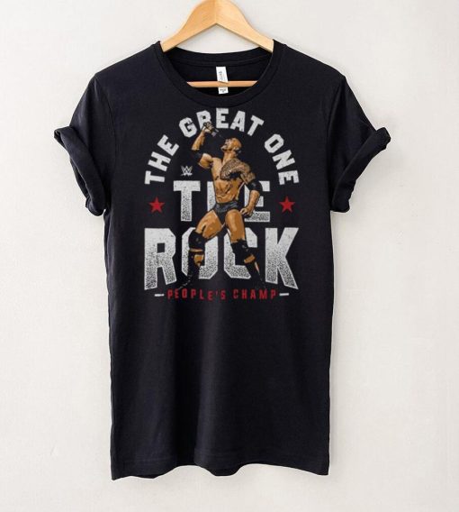 Black The Rock The Great One T Shirt