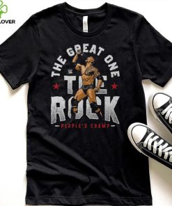 Black The Rock The Great One T Shirt