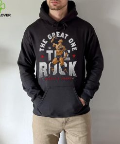 Black The Rock The Great One T Shirt