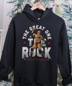 Black The Rock The Great One T Shirt