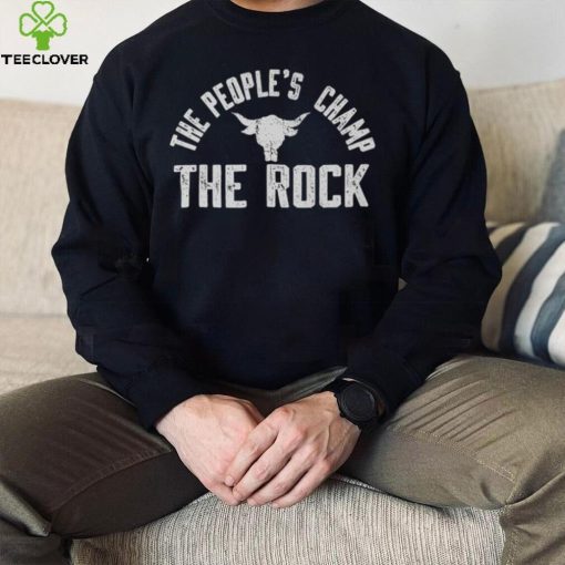 Black The Rock The People’s Champ T Shirt