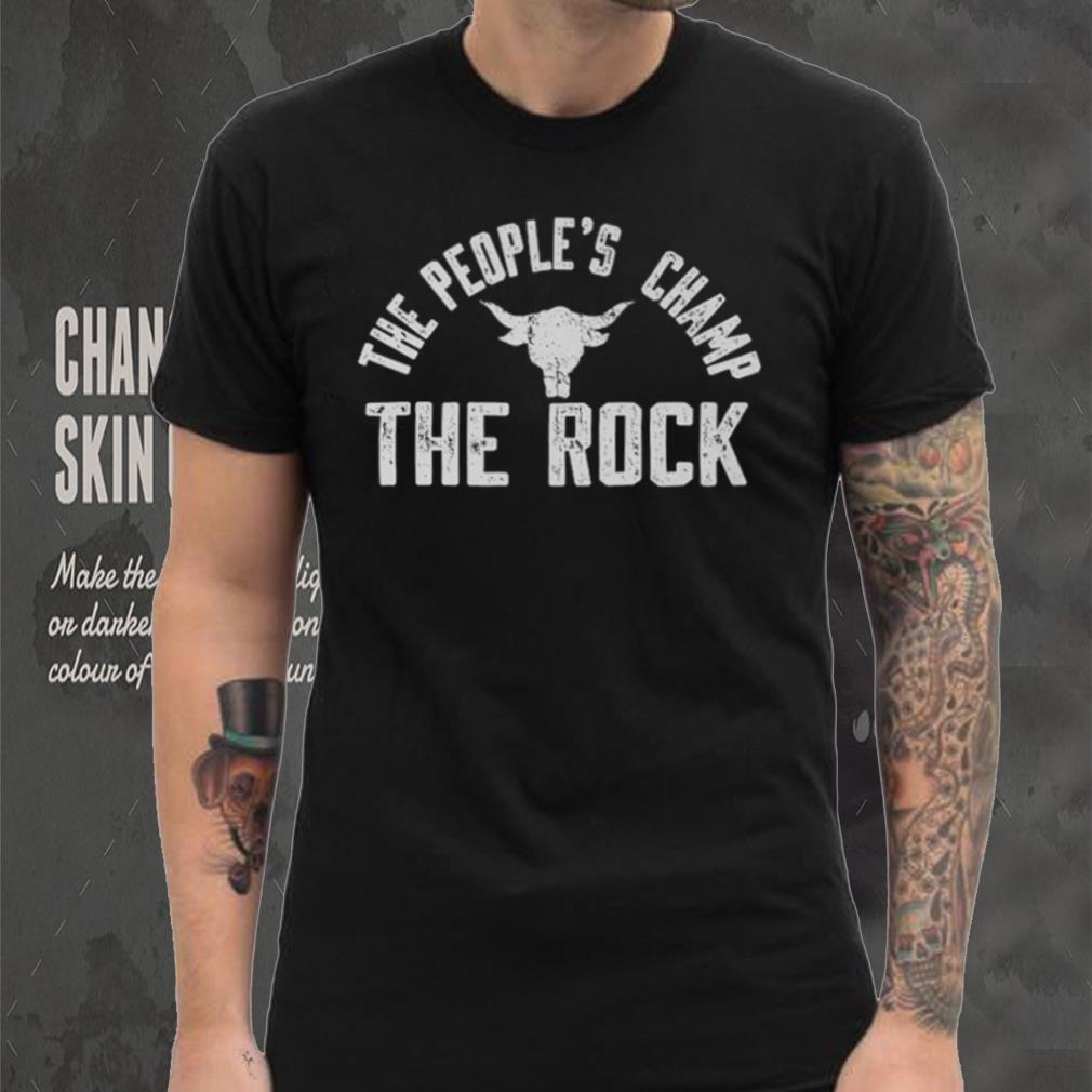 Black The Rock The People’s Champ T Shirt Black The Rock The People’s Champ T Shirt