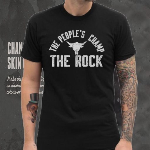 Black The Rock The People’s Champ T Shirt